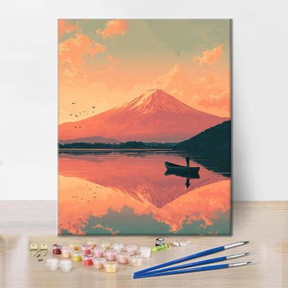 Fujisan Twilight - Malowanie po numerach