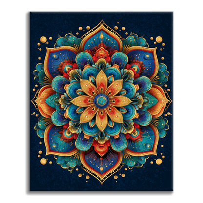 Glory Mandala - Malowanie po numerach