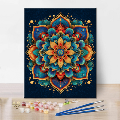 Glory Mandala - Malowanie po numerach