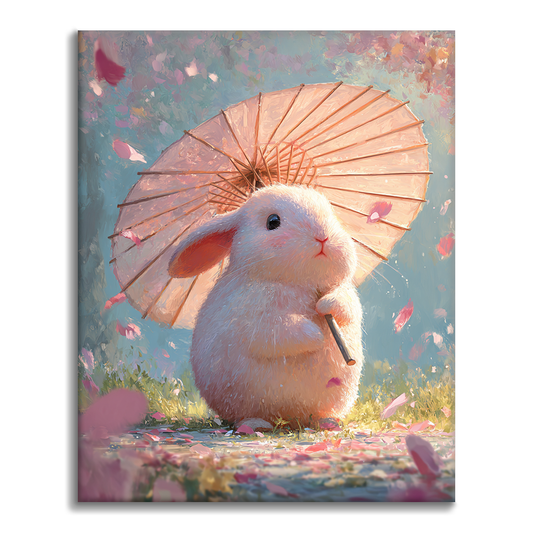 Bunny Blossom - Malowanie po numerach