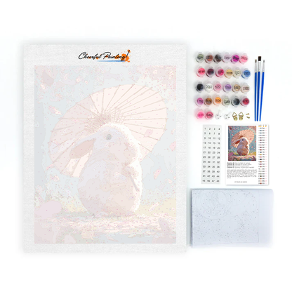 Bunny Blossom - Malowanie po numerach