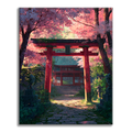 Zestaw Mystic Torii - Malowanie po numerach - Cheerful Painting