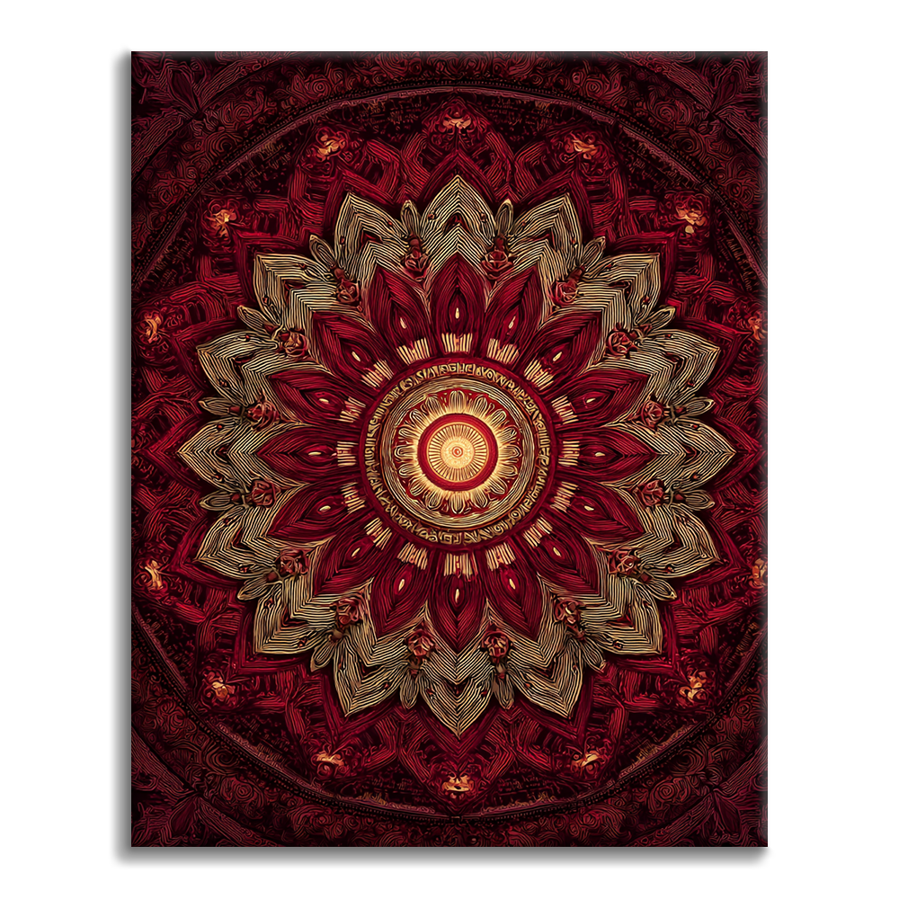 Celestial Mandala - Malowanie po numerach