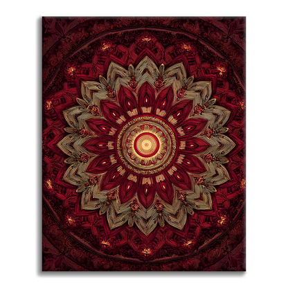Celestial Mandala - Malowanie po numerach
