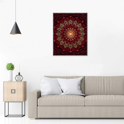 Celestial Mandala - Malowanie po numerach