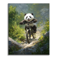 Zestaw Rower górski Panda - Malowanie po numerach - Cheerful Painting