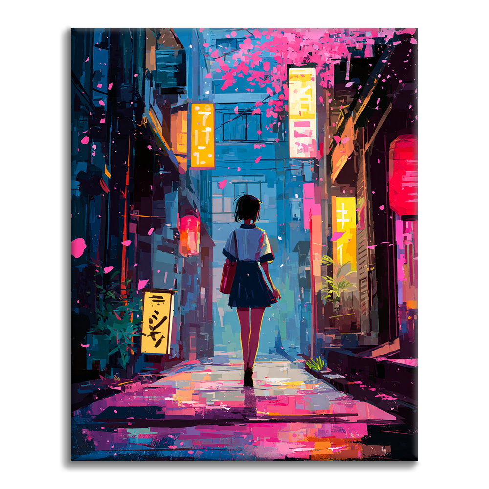 Sakura Corner - Malowanie po numerach