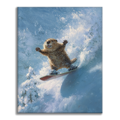 Snow Beaver - Malowanie po numerach