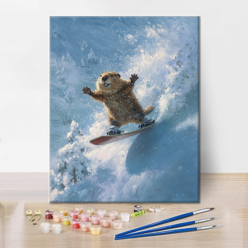 Snow Beaver - Malowanie po numerach