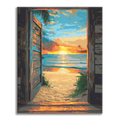 Zestaw Wejście na plażę – malowanie po numerach - Cheerful Painting