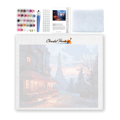 Wieczór w Paryżu – malowanie po numerach