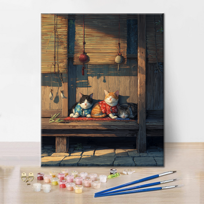 Leniwe popołudnie – malowanie po numerach