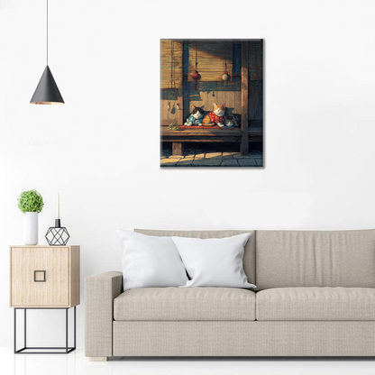 Leniwe popołudnie – malowanie po numerach