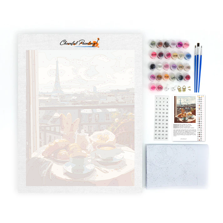 Paryski Brunch – Malowanie po numerach