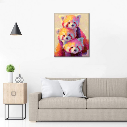 Raccoon Stack – Malowanie po numerach