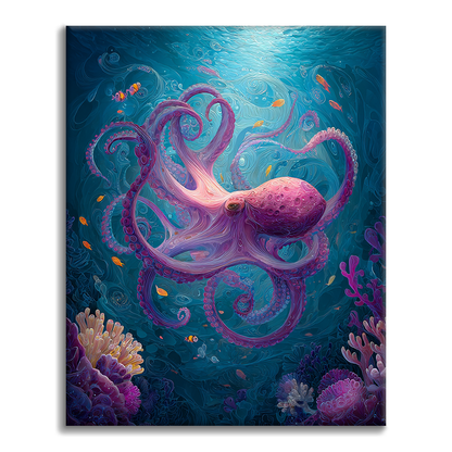 Czarodziejka Morza – Malowanie po Numerach