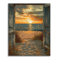 Zestaw Wybrzeże Zmierzchu – Malowanie po numerach - Cheerful Painting