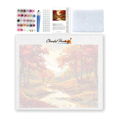 Jesienny Las – Malowanie po numerach