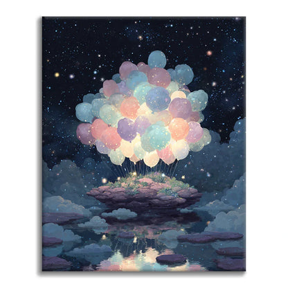 Wyspa Balonów – Malowanie po Numerach