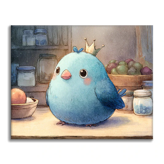 Blueberry Bird – Malowanie po numerach