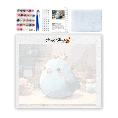 Blueberry Bird – Malowanie po numerach