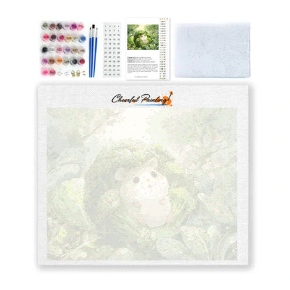 Chomik Brokułowy - Malowanie po numerach