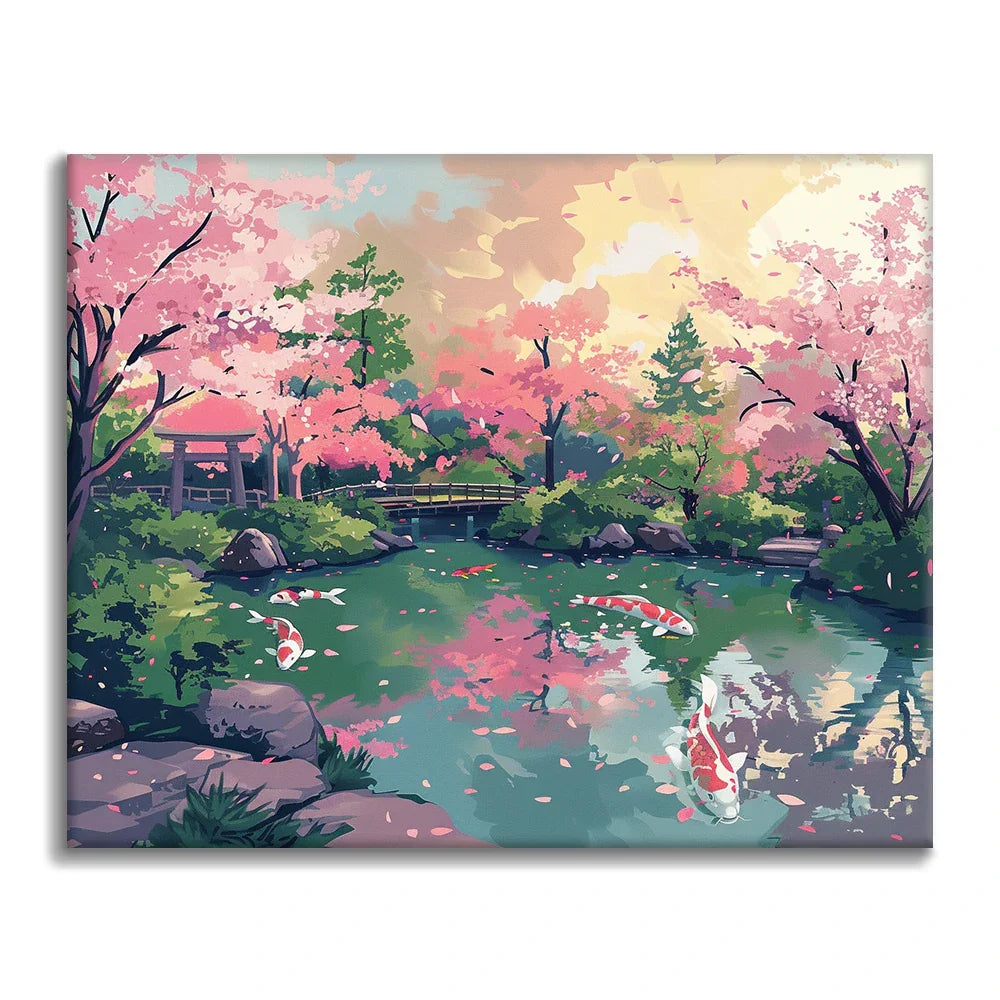 Ogród Kwitnącej Wiśni – Malowanie po numerach