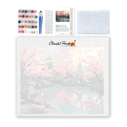 Ogród Kwitnącej Wiśni – Malowanie po numerach