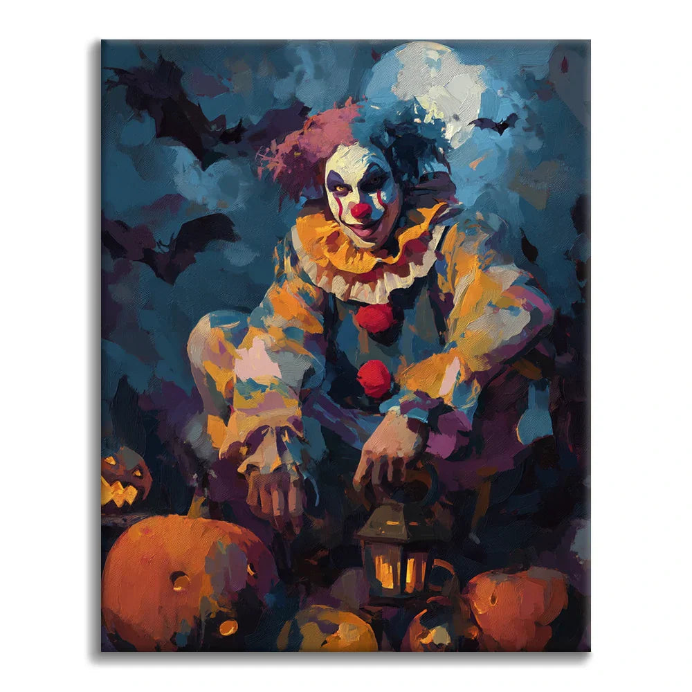 Noc karnawału klaunów – malowanie po numerach