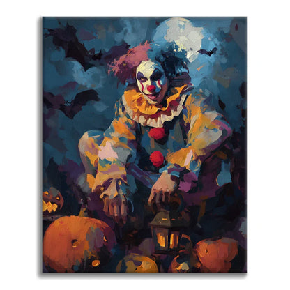 Noc karnawału klaunów – malowanie po numerach