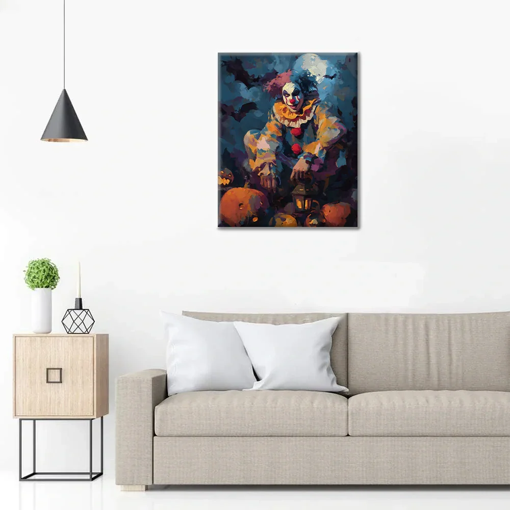 Noc karnawału klaunów – malowanie po numerach