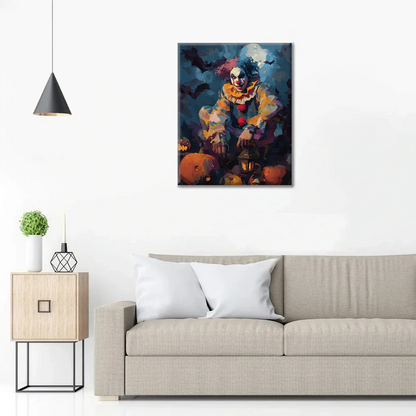 Noc karnawału klaunów – malowanie po numerach