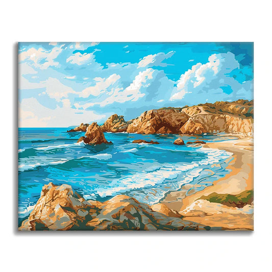 Coastal Rocks – Malowanie po numerach