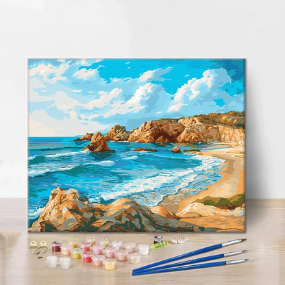 Coastal Rocks – Malowanie po numerach