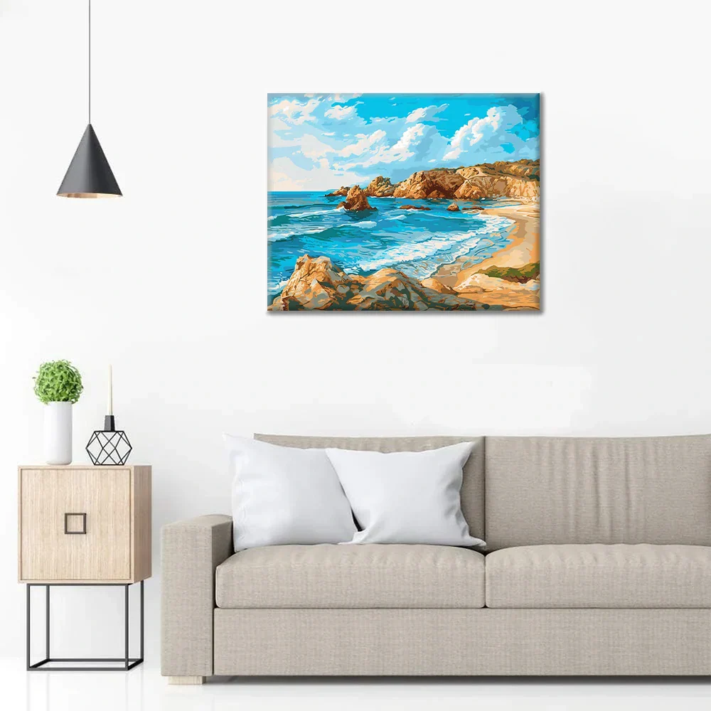 Coastal Rocks – Malowanie po numerach