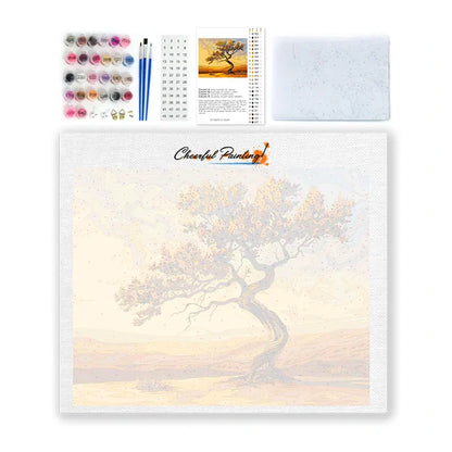 Drzewo pustyni – malowanie po numerach