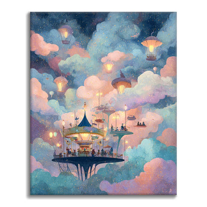 Miasto marzeń – malowanie po numerach