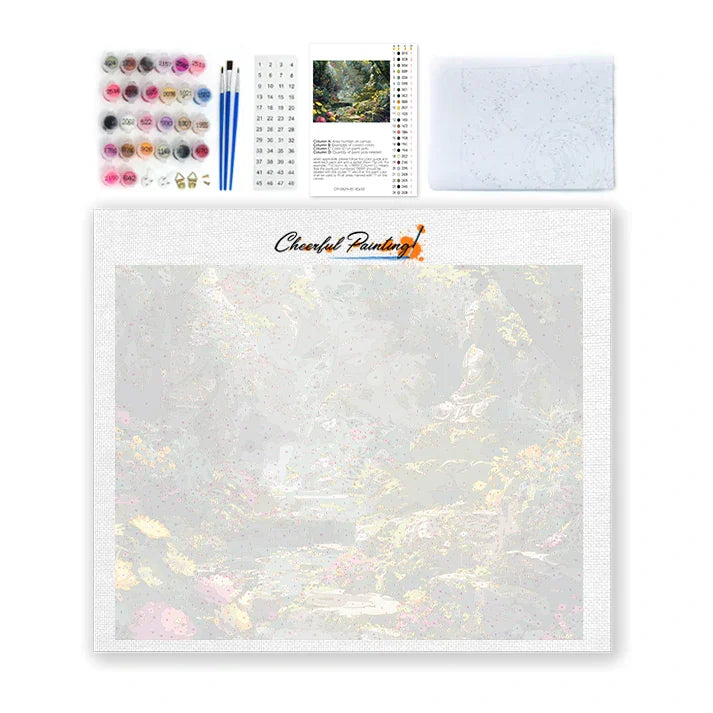 Wiosna w lesie – malowanie po numerach