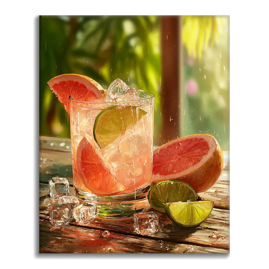 Grapefruit Fizz – Malowanie po numerach