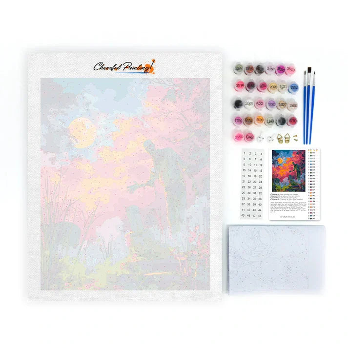 Graveyard Zombie – Malowanie po numerach