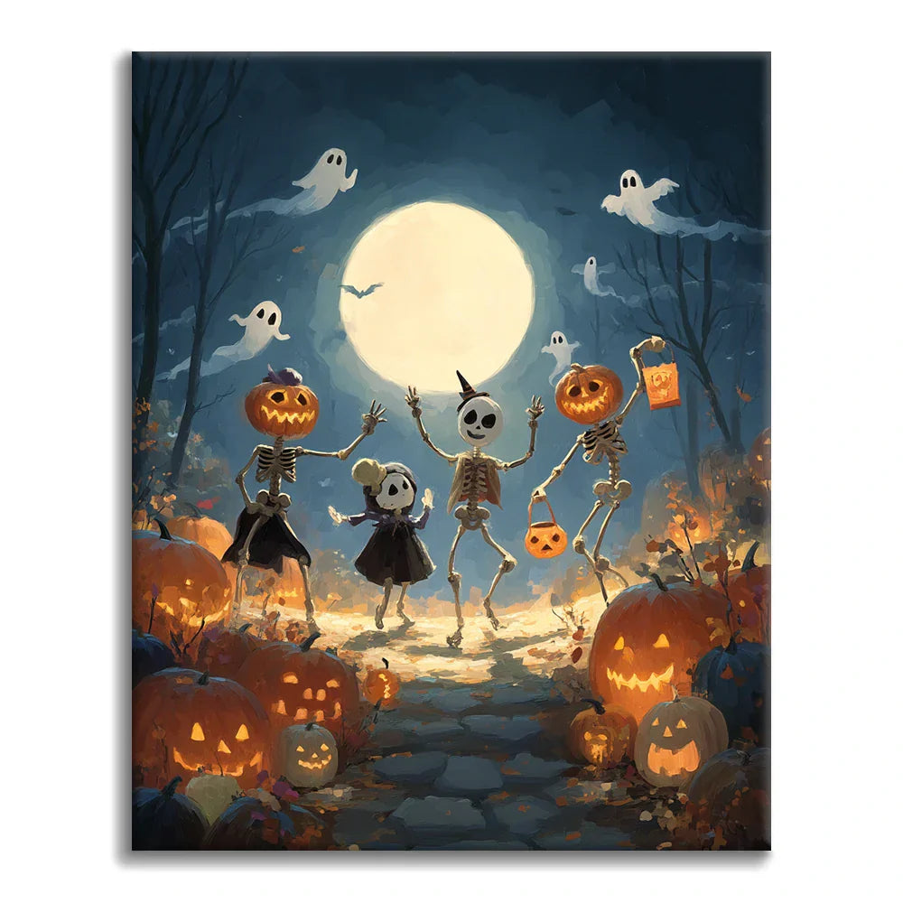 Bal Halloweenowy – Malowanie po numerach