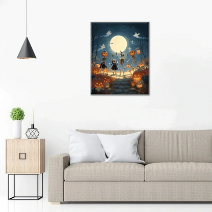 Bal Halloweenowy – Malowanie po numerach