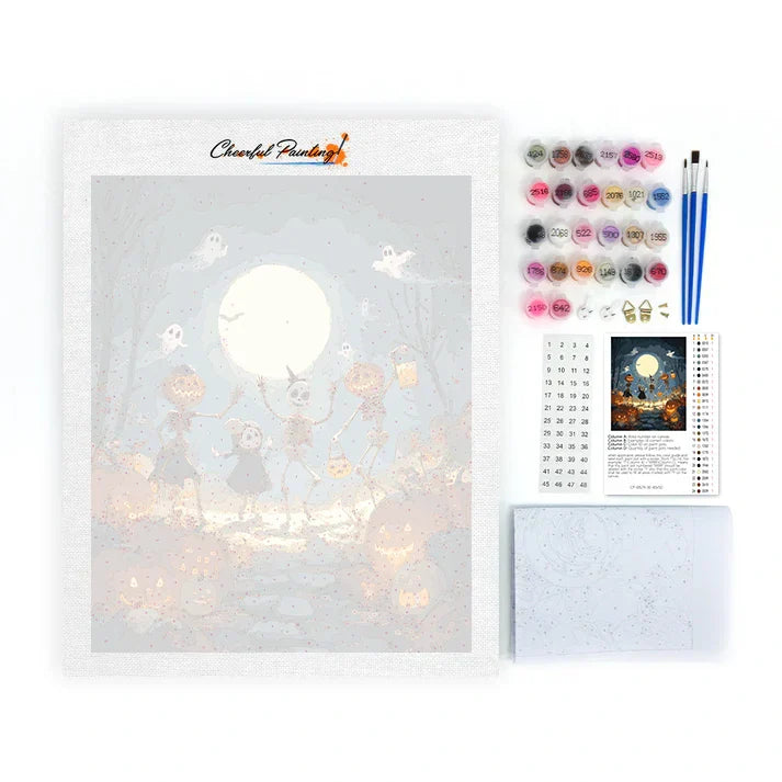 Bal Halloweenowy – Malowanie po numerach