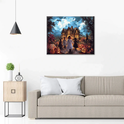 Noc Halloween – Malowanie po numerach