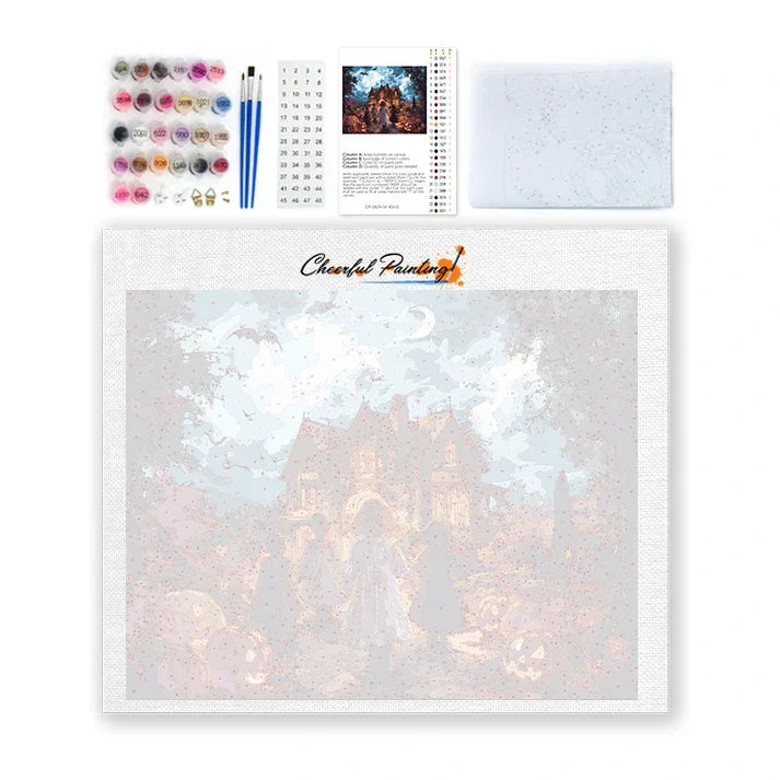 Noc Halloween – Malowanie po numerach