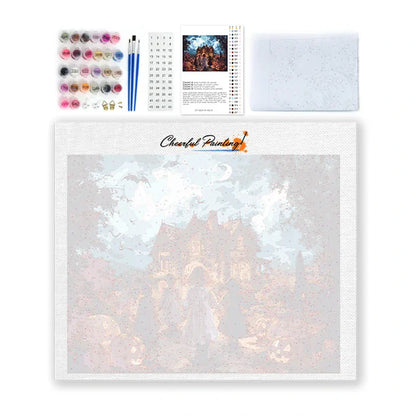 Noc Halloween – Malowanie po numerach