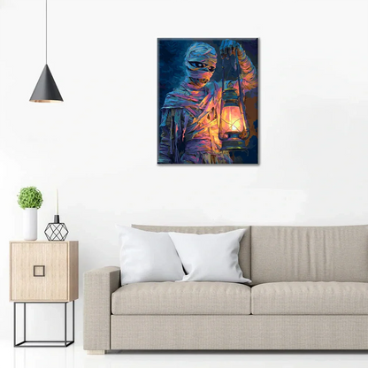 Mumia Latarniowa – Malowanie po numerach