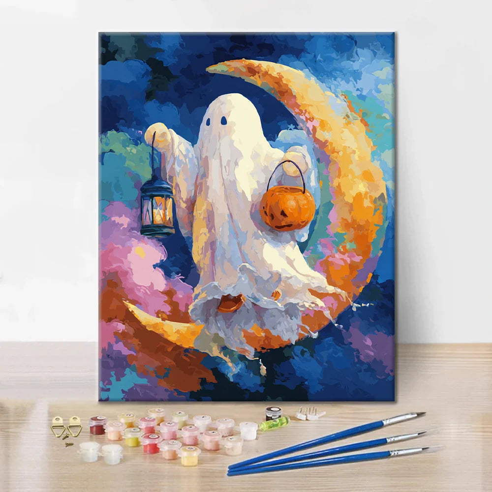 Mały Duch – Malowanie po numerach