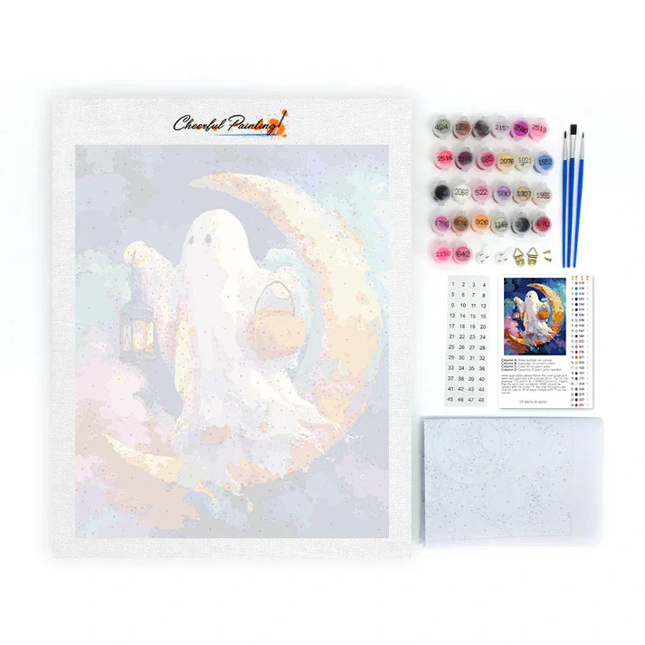 Mały Duch – Malowanie po numerach