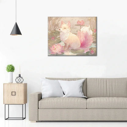 Lotus Root Fox – Malowanie po numerach